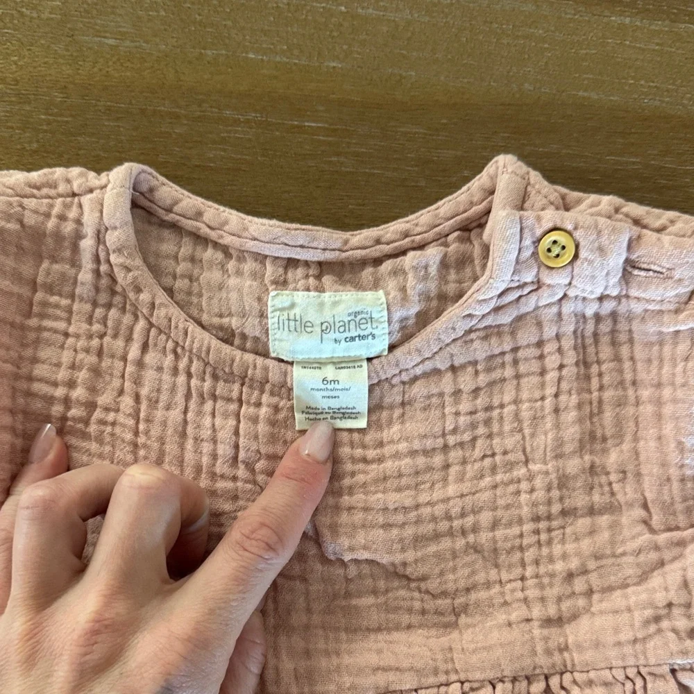 Carter's Blush dress and bloomers Set